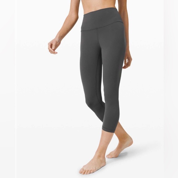 lululemon athletica Pants - Lululemon Align Crop *21" Graphite Grey